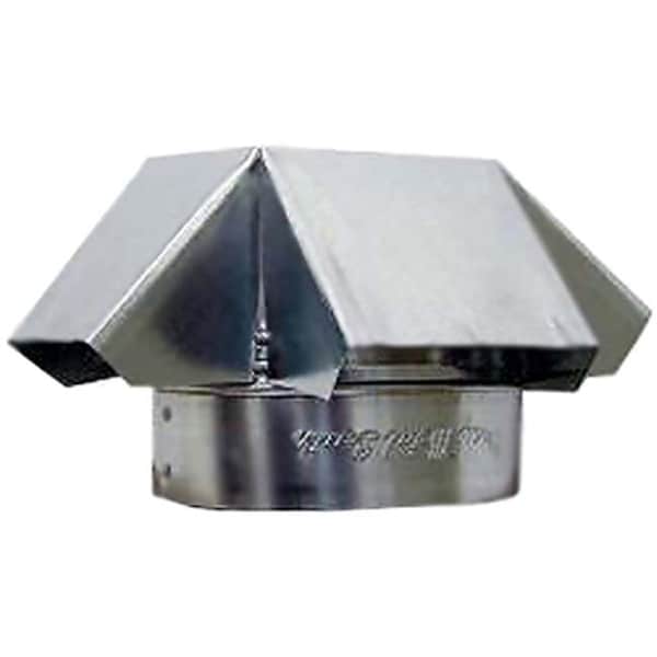 Gray Metal Gray Metal 6-327 6 in. Galvanized Round Vent Cap 6-327 - main